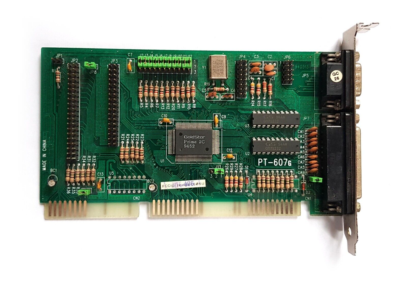 Goldstar Prime 2C Enhanced IDE CONTROLLER I/O Card 16 bits EIDE ISA floppy