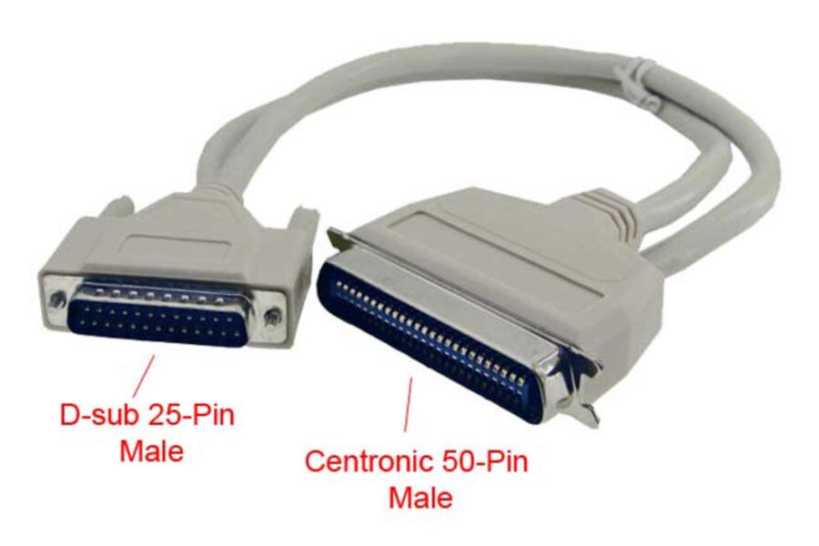 3FT DB25 Male to CN50 Male SCSI 50-Conductors Cable (SCSI DB25M - CN50M Cable)