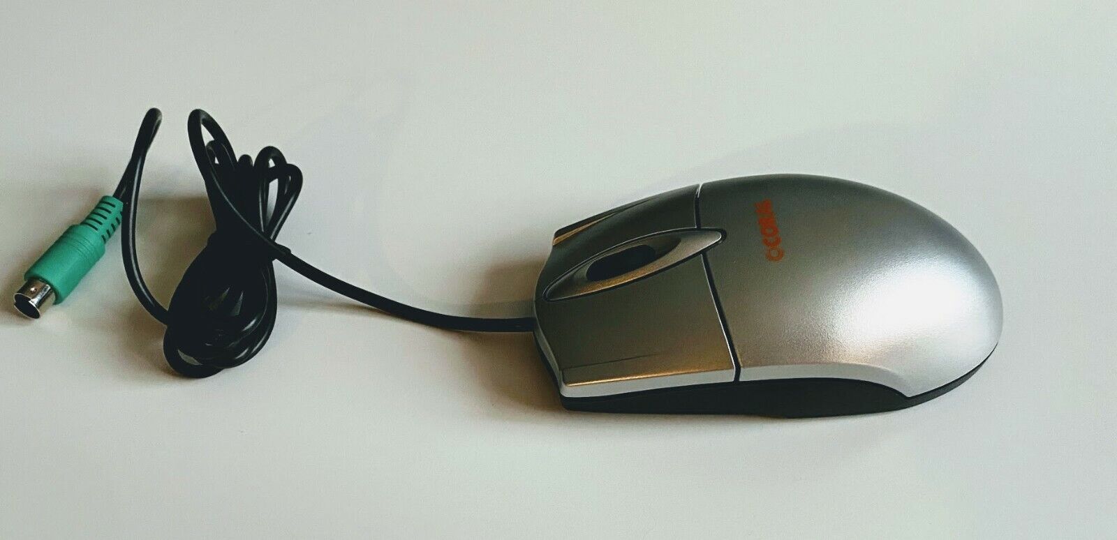 Vintage New PS/2 Scroll 3D Ball Mouse, Retro