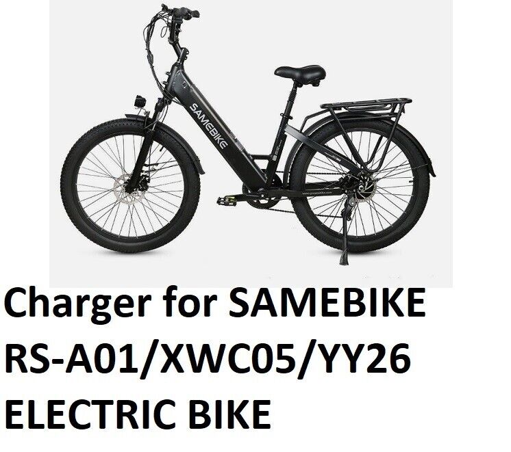🔥power supply battery charger for SAME BIKE RS-A01 /XWC05 /YY26 Electric Bike