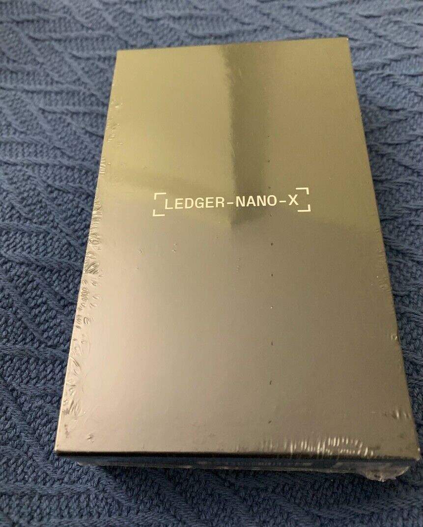 NEW Ledger Nano X crypto and NFT wallet bluetooth