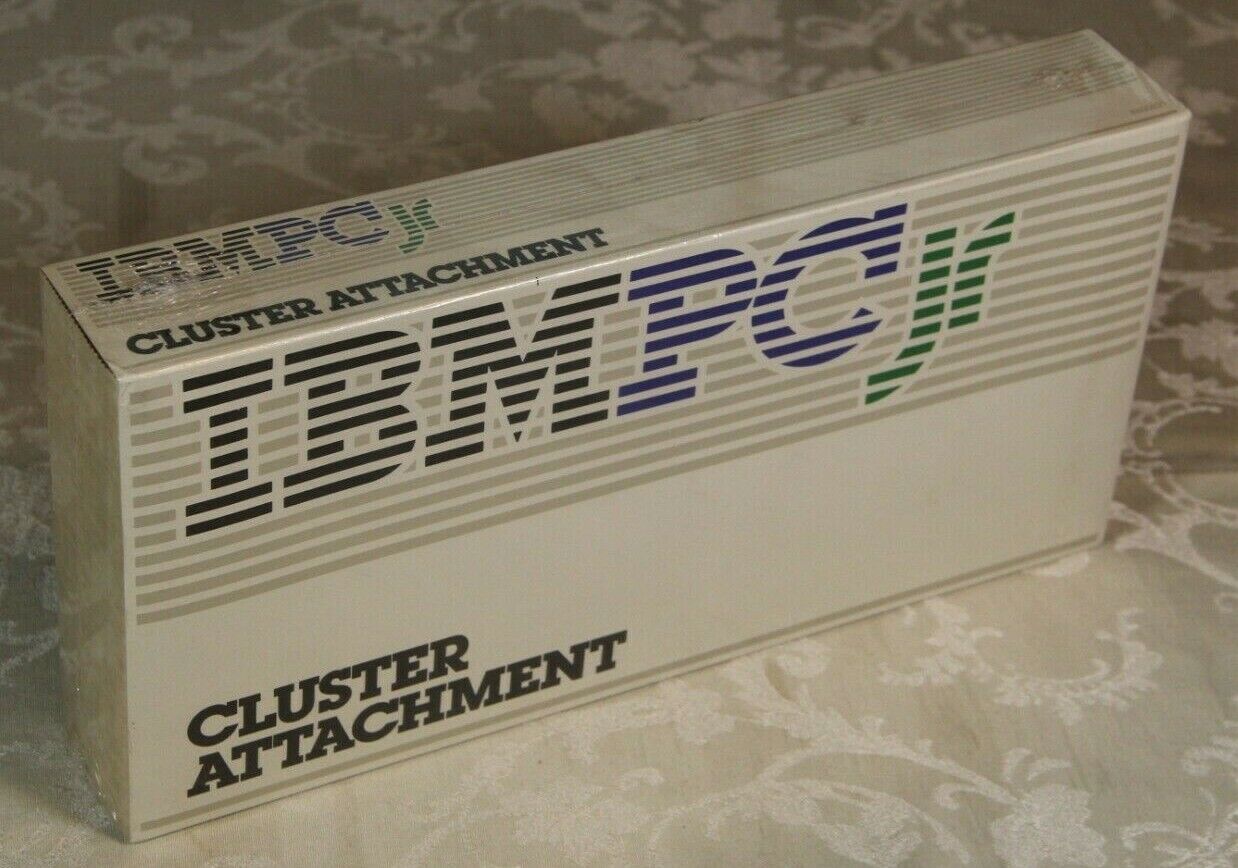 IBM PCjr Cluster Attachment New & Complete in Sealed Box 