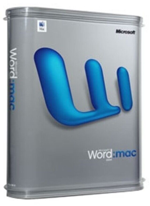 Microsoft Office Word 2004 Mac Upgrade OSX OS X NEW
