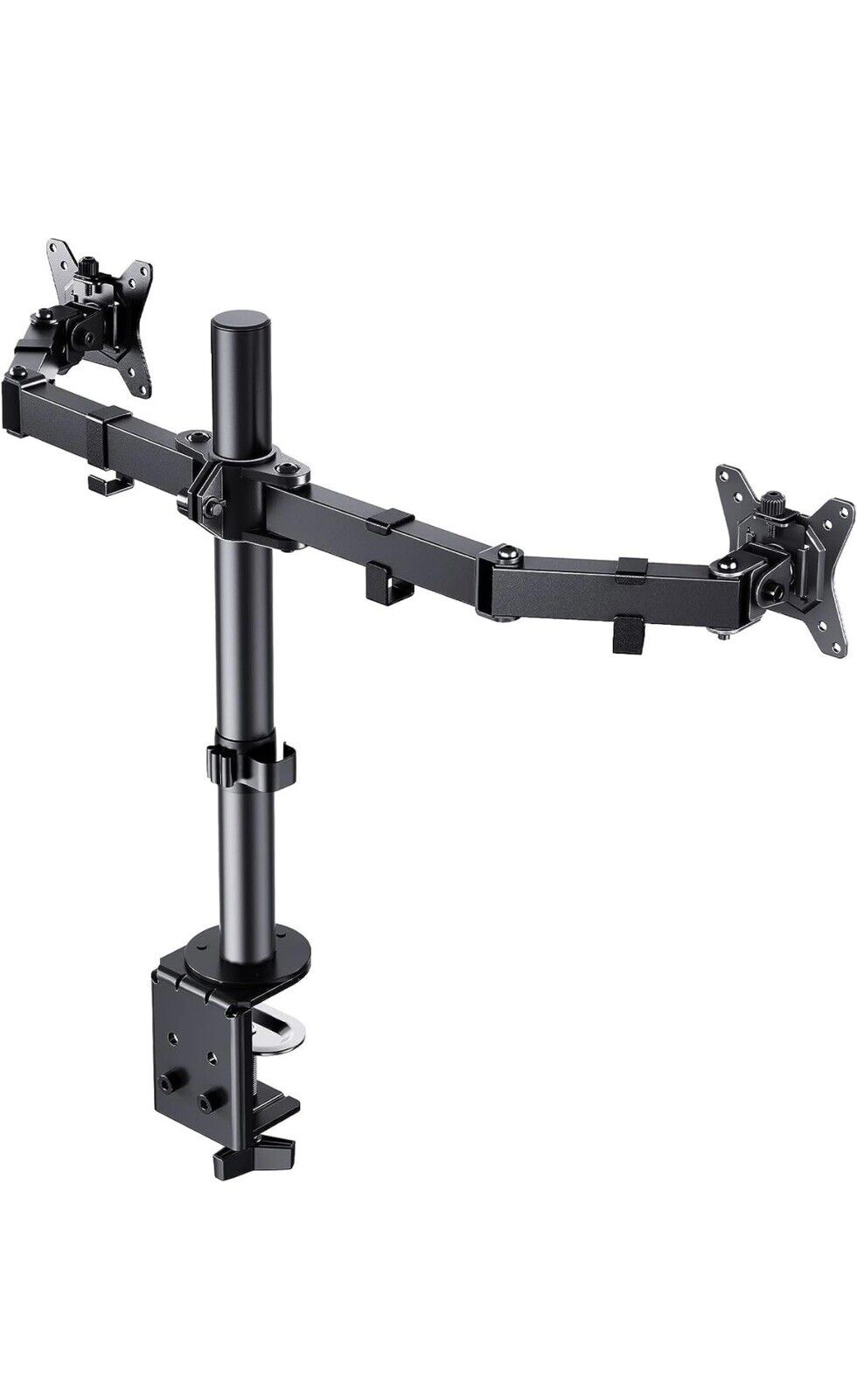 Monitor Dual Mount Ergear Desk Arm Adjustable Fully Computer Stand up to 32 inch