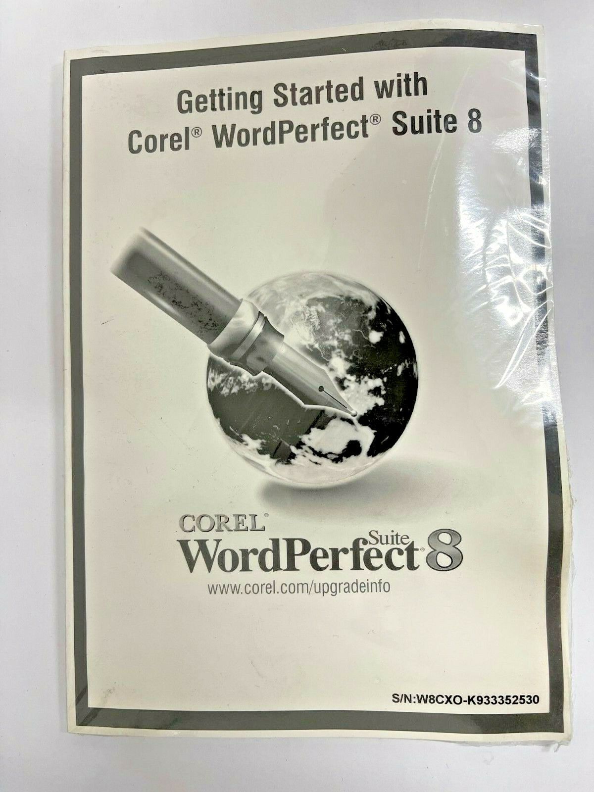 RARE VINTAGE NEW SEALED 1996 COREL WORDPERFECT SUITE 8 WITH MANUAL AND CD