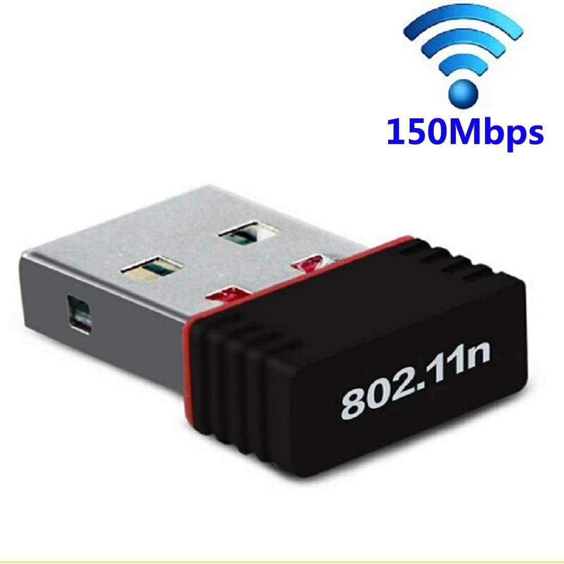 🔥Generic 150m USB 2.0 Wireless N Wifi Network Ethernet Card 802.11n Adapter🔥