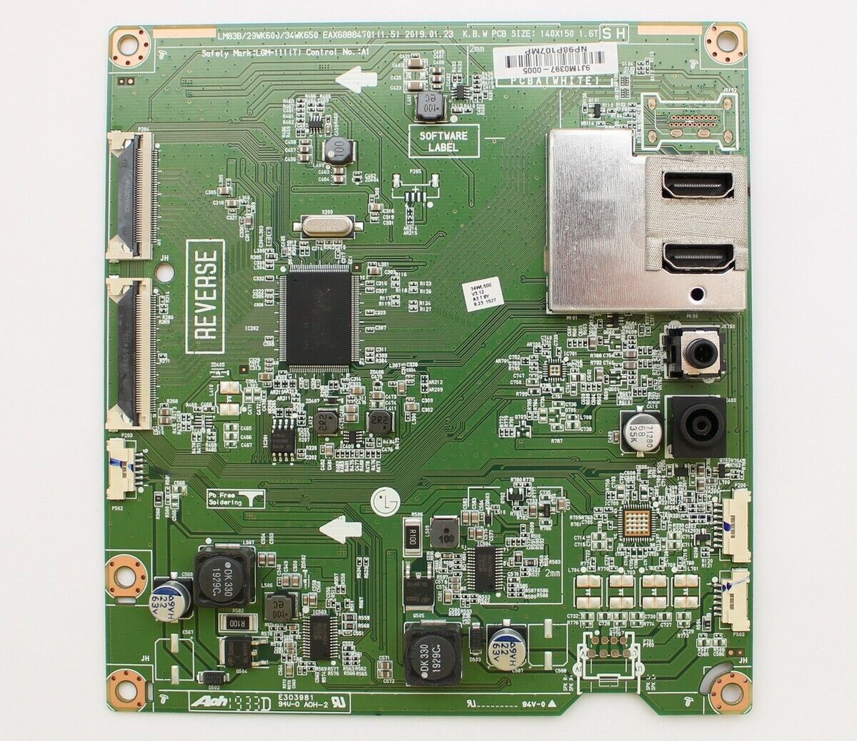 LG LM83B 29WK600 34WK650 EAX68884701 Main Control board FOR 34WL500-B Monitor