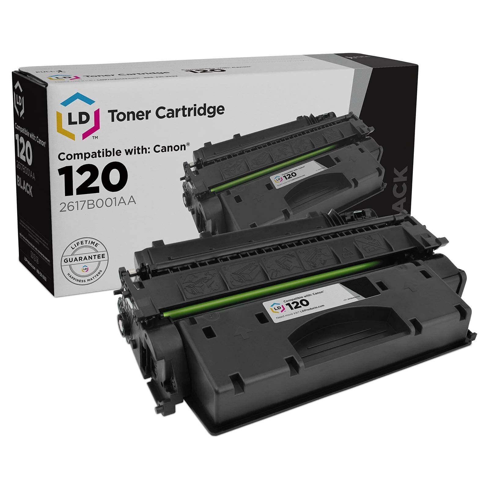 LD Compatible Toner Cartridge Replacement for Canon 120 2617B001AA (Black)
