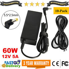 10pcs LCD Monitor AC Power Supply Adapter DC 12V 5A with Round Tip 5.5mm*2.5mm picture