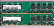 2GB 2x1GB PC2 5300 DDR2-667 HYNIX HYMP112U64CP8-Y5 AB-C Desktop Ram Memory Kit picture