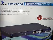 EtherWAN EX17162A unmanage 16 Port PoE and 2-port combo Gigabit SFP Switch  picture