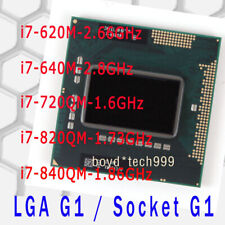 Intel Core i7 i7-620M i7-640M i7-720QM i7-820QM i7-840QM Socket G1 CPU Processor picture