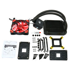HOT 120mm LED Liquid CPU Cooler Water System Radiator Cooling Fan for Intel AMD picture