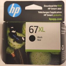 HP 67XL BLACK GENUINE INK CARTRIDGE (3YM57AN#140) BRAND NEW (EXP.2025) picture