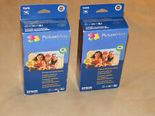 Lot of 2 NEW Epson Picture Mate Print Pack T5570 100 Pack Expired 09/2008 picture