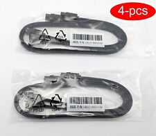 NEW Qty-4 Lot Genuine Asus SATA III 3 SSD HDD Data Cables w/Locking Latch, 6Gbit picture