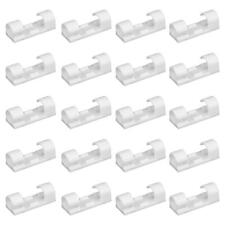 20PCS Self-Adhesive Cable Management Clips Wire Clamp Holder Wall Desk Organiser picture