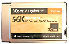 3Com Megahertz 3CXM356 56K Winmodem PCMCIA Windows PC Card with Xjack Connector picture