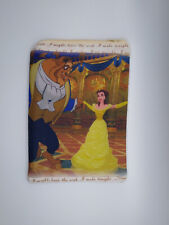 Handmade small zipper bag made with Belle Beauty Beast Licensed fabric picture