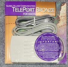 Mac Performa Global Village Communication Teleport Bronze Fax Modem NEW picture