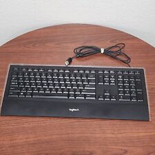 Logitech K740 Y-UY95 TESTED Illuminated Keyboard Wired USB Working 820-001268 picture