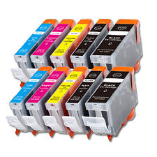 10 PK Ink Cartridges + Chip for Canon PGI-5BK CLI-8 iP4500 iP5200 MP500 MP530 picture