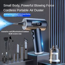Multifunctional Handheld Air Duster LED Display 6000mAh Cordless Dust Blower picture