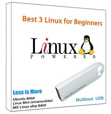 3IN1 linux usb drive - Linux Mint 21, Ubuntu 22,MX Linux 21 picture