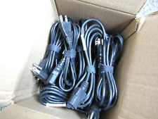 Lot of 12: 3-Prong Scanner, Computer PC, Monitor, ATX PSU AC Power Cords Black picture