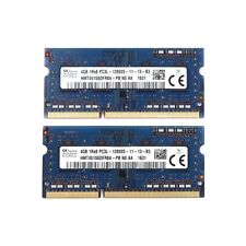 Apple SK Hynix 8GB (2x4GB) PC3L-12800S DDR3 Laptop RAM HMT451S6AFR8A-PB 1411 picture