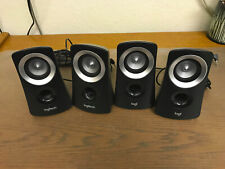 Lot of 2: Logitech Z313 Satellite Speaker Pairs NO SUBWOOFER TESTED WORKING picture