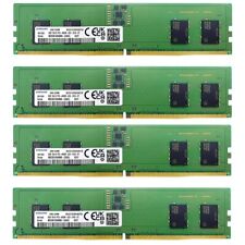Samsung 32GB 4X8GB DDR5 DDR5 4800MHz PC5-38400 UDIMM Memory Ram M323R1GB4BB0-CQK picture