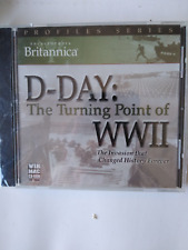 Encyclopedia Britannica D-Day The Turning Point of WW2 Cd-Rom New Sealed Box 4 picture