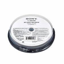 10 Sony 128gb 4x BD-R XL White Inkjet Printable Blu-ray Disc Media S4PPBD4RB10 picture