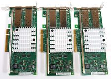 Lot 3x Dell Intel X520-DA2 Dual Port Converged Network Adapter picture