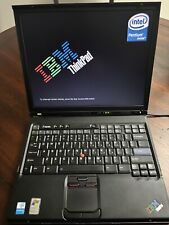 IBM ThinkPad T41 / Win98 + WinXP / ATI Mobility Radeon 7500 / Retrogaming Laptop picture