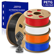 JAYO 1.1KG PETG 3D Printer Filament 1.75mm High Stability Clog-Free Multicolor picture