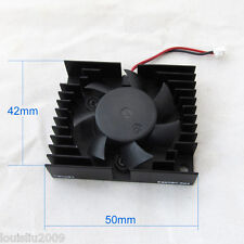 1pc new Black Aluminum Frame DC Cooling Graphics Fan 12V 0.11A 42x50x10mm 2pin picture