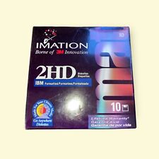 FLOPPY DISKS Imation 3M 2HD IBM 10 Pack (BRAND NEW) Factory Sealed RARE picture