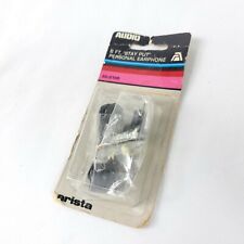 Arista 6ft. Stay Put Personal EarPhone New in Original Package.Vintage picture
