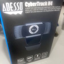 Adesso CyberTrack H4 1080P HD USB Webcam with Built in Microphone New in Box picture