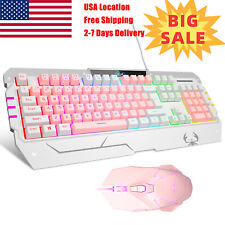 Wired Gaming Keyboard and Mouse Sets RGB Backlight USB Keyboards for PC Gamer picture