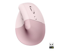 Logitech Lift Vertical Ergonomic Mouse Wireless or Logi Bolt USB Receiver - Rose picture