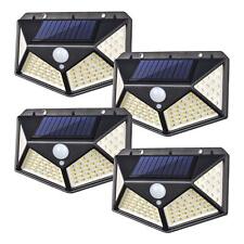 Solar Wall Light 4 Pack 100 LEDs, IP65 Waterproof, Wide Angle Outdoor Lighting picture