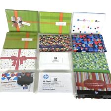 New Large Assortment of HP Photo Paper and Envelopes 12 Packages picture