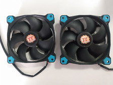 Thermaltake Riing 12 blue LED fans (set of two) used picture
