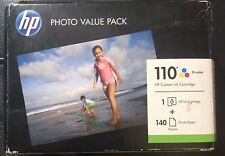 Genuine HP 110 Photo Value Pack Tri Color Cartridge Exp 2012 Photo Value Pack picture