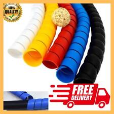 Flexible Cable Organizer Cord Wire Protector Cover 2 Meter Sleeve Spiral Wrap picture
