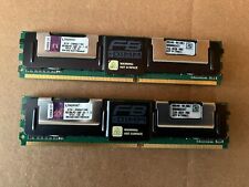 LOT OF 2 KTH-XW667/16G KINGSTON 8GB DDR2 FULLY BUFFERED RAM B5-4(4) picture