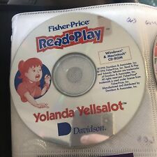 Fisher Price Read and Play Yolanda Yellsalot Windows Mac PC CD Rom Ages 4-7 Disc picture